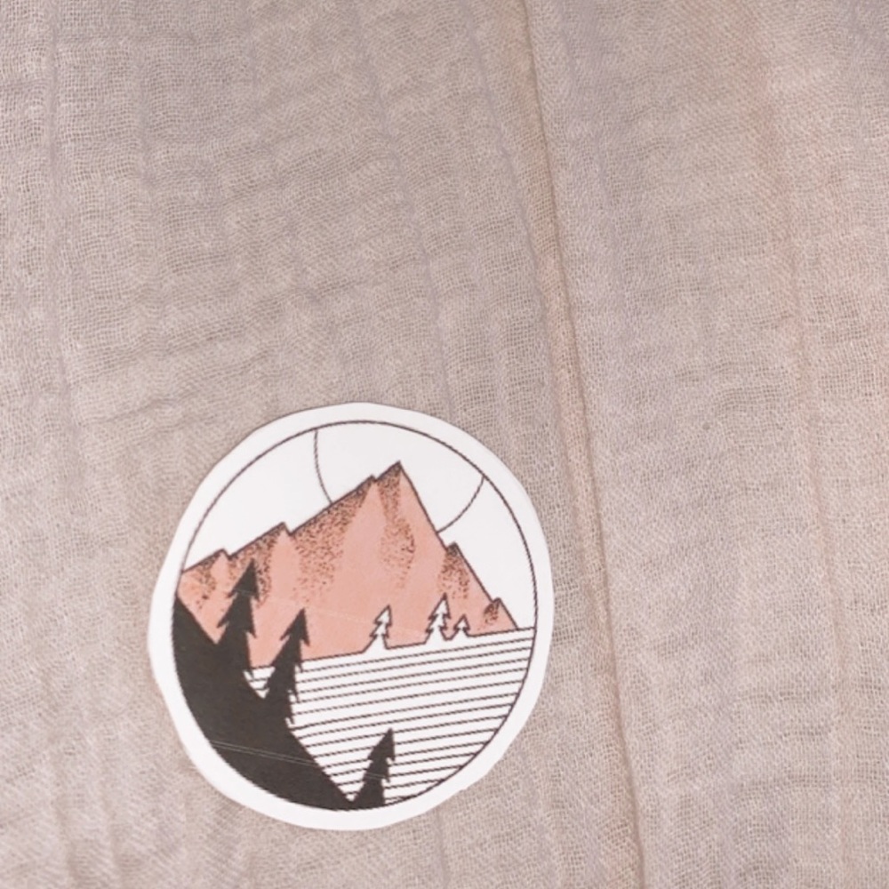 Mountain sticker